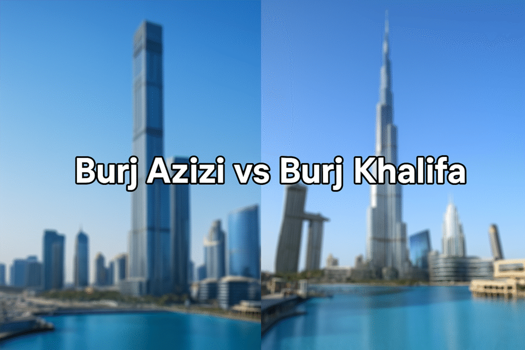  Burj Azizi vs Burj Khalifa