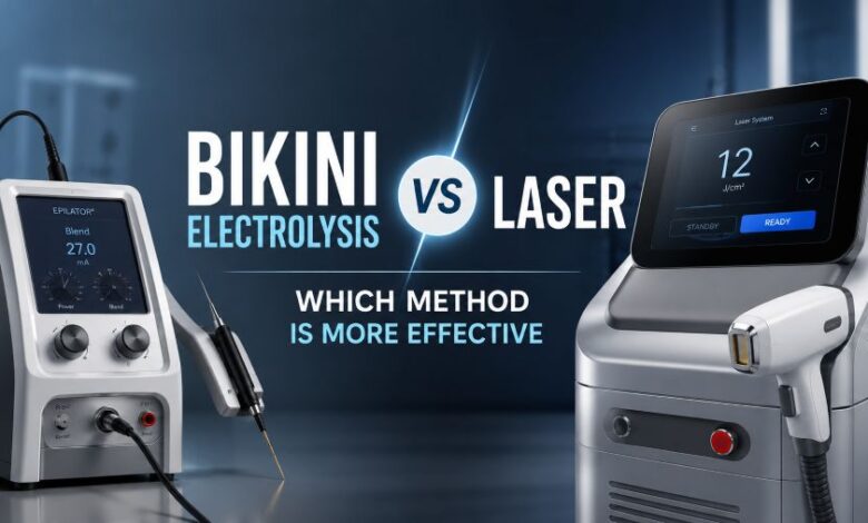 Bikini electrolysis vs laser: which method is more effective