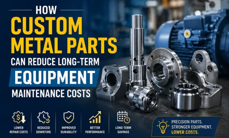 How Custom Metal Parts Can Reduce Long-Term Equipment Maintenance Costs