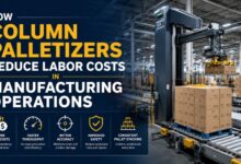 How Column Palletizers Reduce Labor Costs in Manufacturing Operations