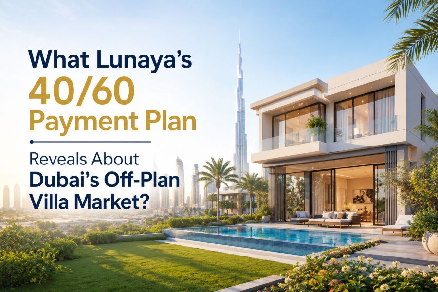 What Lunaya's 40/60 Payment Plan Reveals About Dubai's Off-Plan Villa Market?