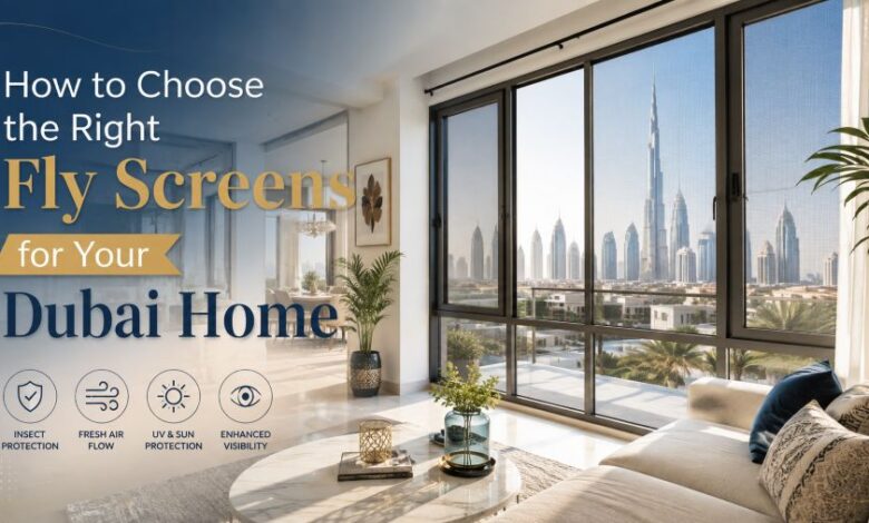 How to Choose the Right Fly Screens for Your Dubai Home