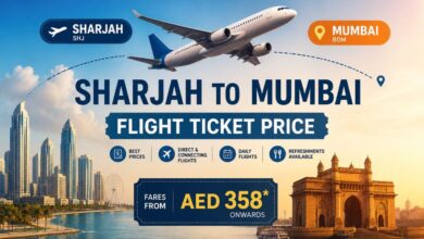 sharjah to mumbai flight ticket price