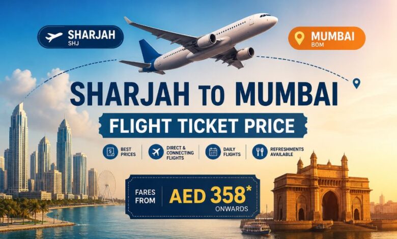 sharjah to mumbai flight ticket price