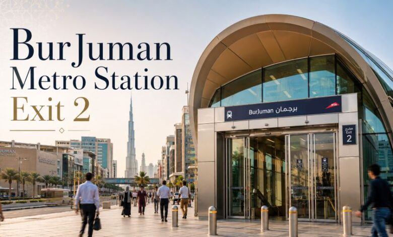 BurJuman Metro Station Exit 2